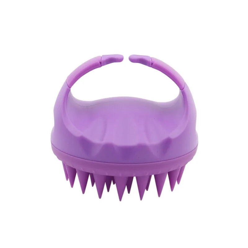 Silicone Scalp Massager Brush for Shower Hair Cleaning