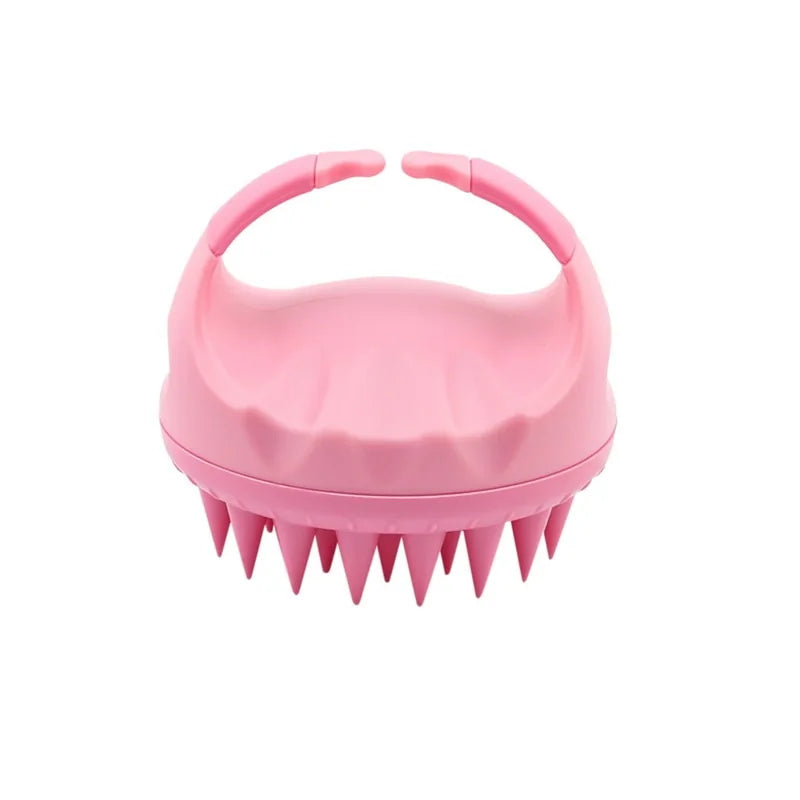 Silicone Scalp Massager Brush for Shower Hair Cleaning